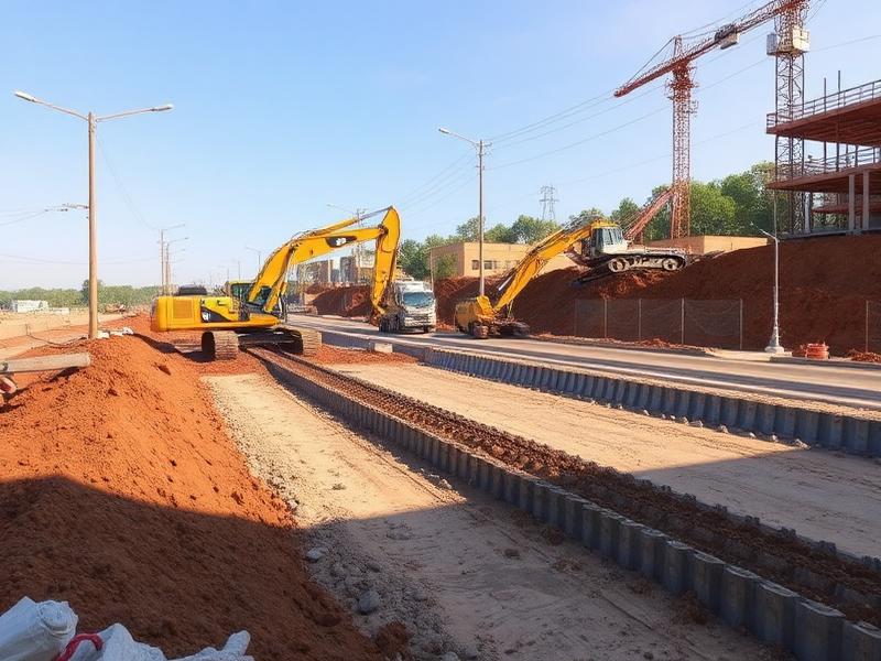 Civil and site construction project